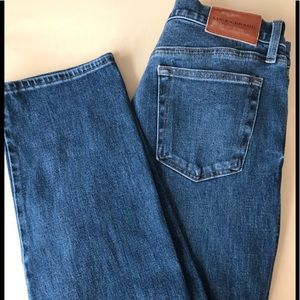 Lucky Brand Womens 8 29 Jeans Mid Rise Authentic Straight Blue Actual 30x31